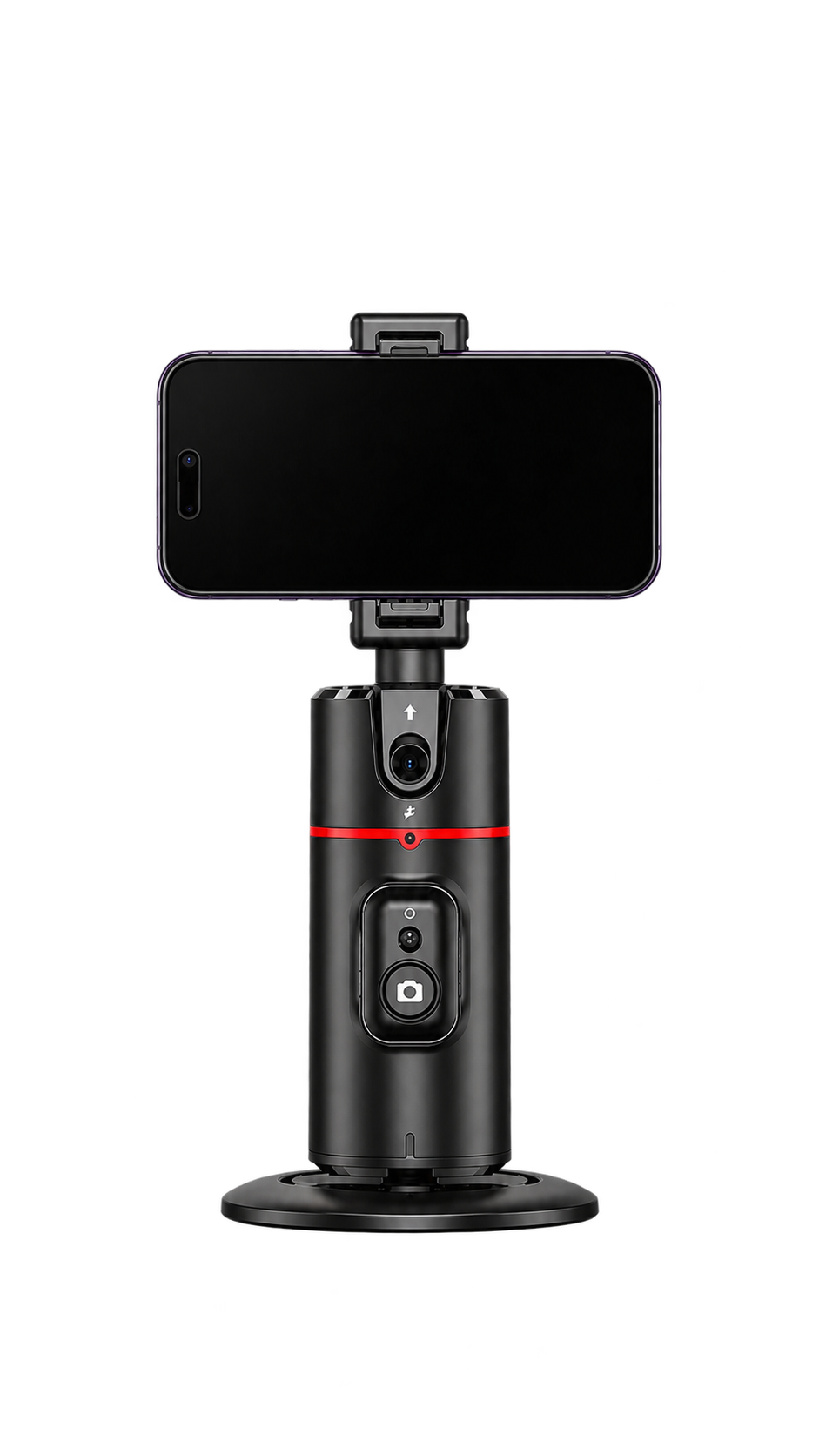 360° Auto Face Tracking Phone Holder – Foldable, Gesture Control