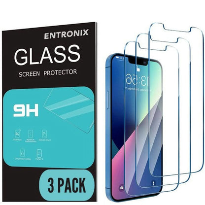 Screen Protector Compatible with Iphone 13 Pro Max, Clear Tempered Glass, 3-Pack