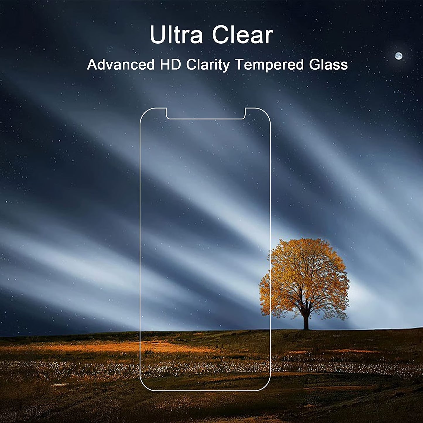 Screen Protector Compatible with Iphone 13 Pro Max, Clear Tempered Glass, 3-Pack