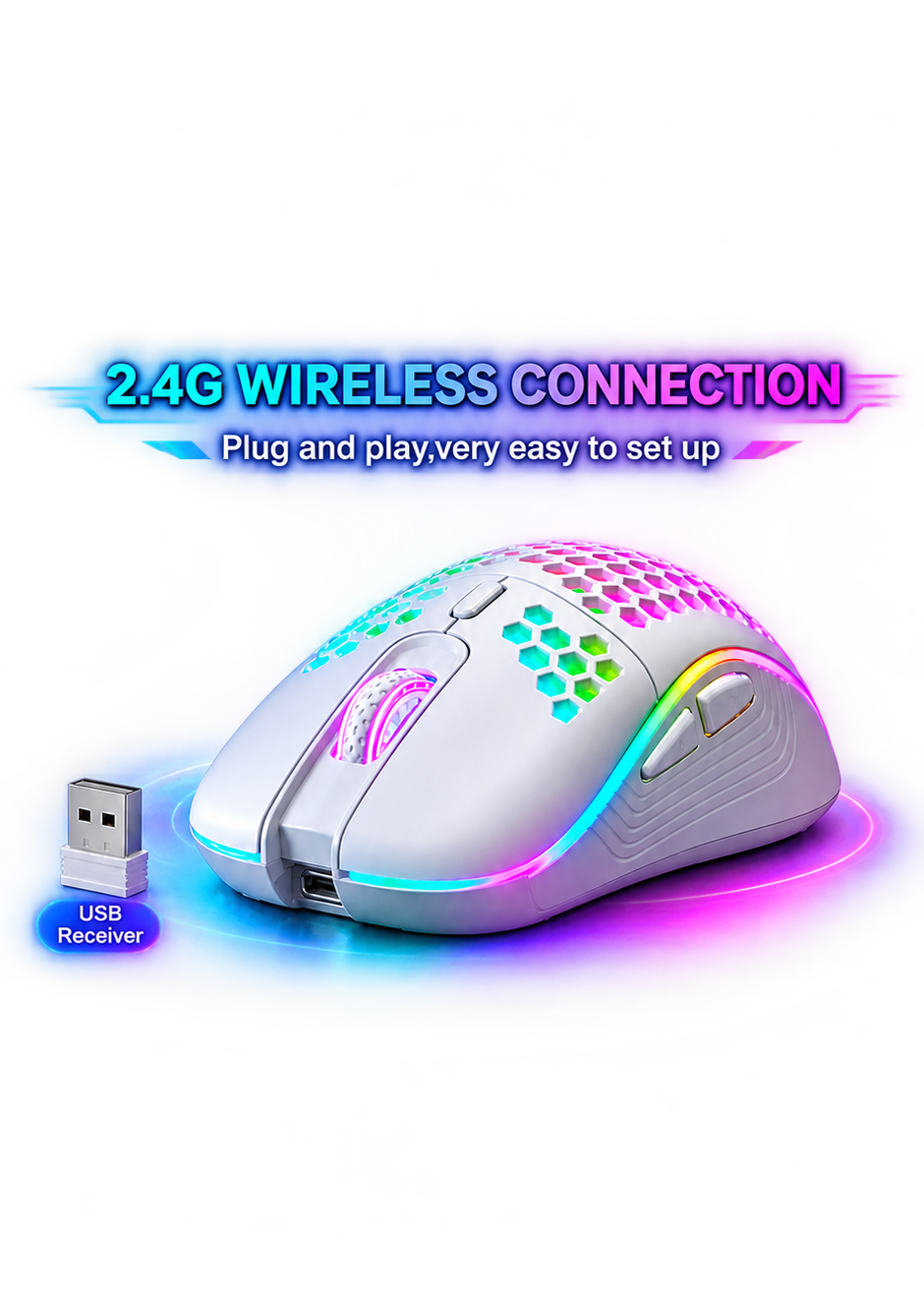 Wireless Gaming Mouse Black/White